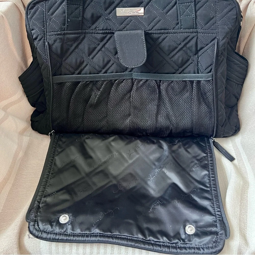 Vera Bradley Stroll Around Quilted Diaper Bag with changing pad